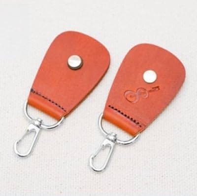 ギターストラップをバッグ用ストラップに変身させるアタッチメント:イタリアンレザー使用 ブラウン