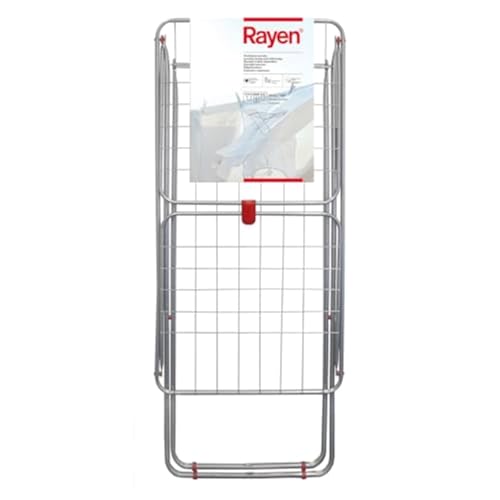 Rayen | Wäscheständer mit Flügeln | Trockenfläche | Flügelverriegelungssystem | Faltbarer rutschfester Wäscheständer | Für den Innen- und Außenbereich | 19 Meter | Maße: 54.5 x 177 x 107.5 cm