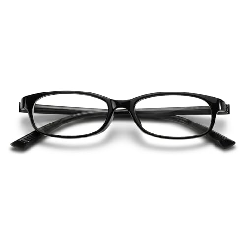 HASFOX Office-Siren Blue Light Glasses for Women | Rectangle Y2K Small Eyewear | Anti Eyestrain Computer Glasses