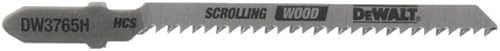 Miniatura 2 de DEWALT DW3765H - Hoja de sierra caladora HCS con mango en T de 3 pulgadas y 12 TPI (5 unidades)