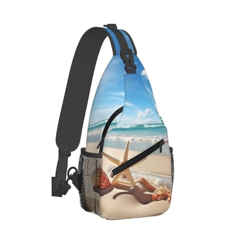 Bolso Sling para Hombre y Mujer, Negro, Un tamaño miniatura 7