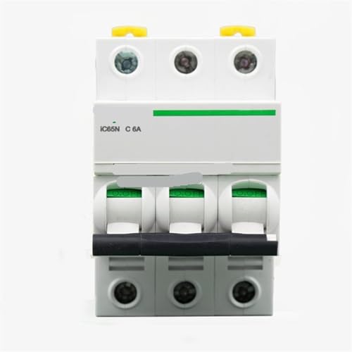 Disjoncteur MCB Acti9 iC65N 3P C6A matériel électrique haute performance A9F18306