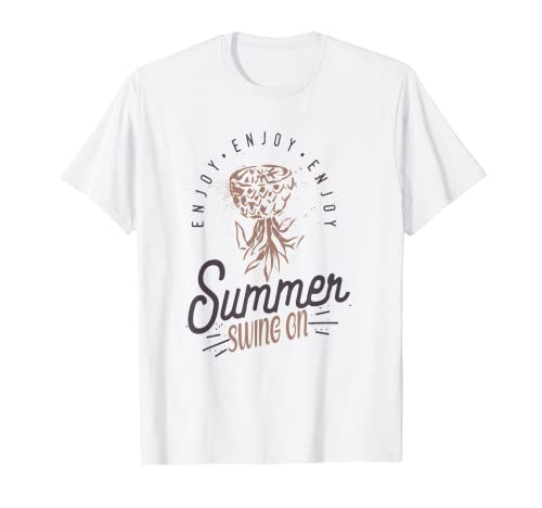 Balançoire ananas à l'envers T-Shirt