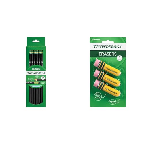Ticonderoga Pencils & Erasers Bundle