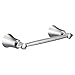 Moen YB0386CH Flara 9-Inch Single Hand -Towel Bar, Chrome