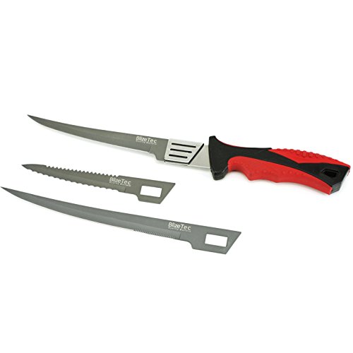 BlizeTec Fillet Knife: Portable Boning, Scaling and Fishing Knives Set with Shealth (3 Pcs)