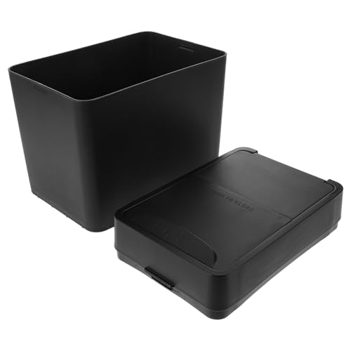 Cubo de basura para coche portátil pequeño de ABS para camiones y vehículos