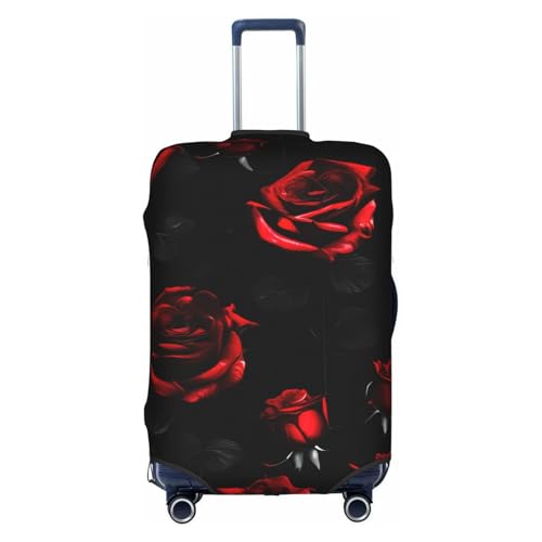Housse de valise à roses pour repérer son bagage à l'aéroport