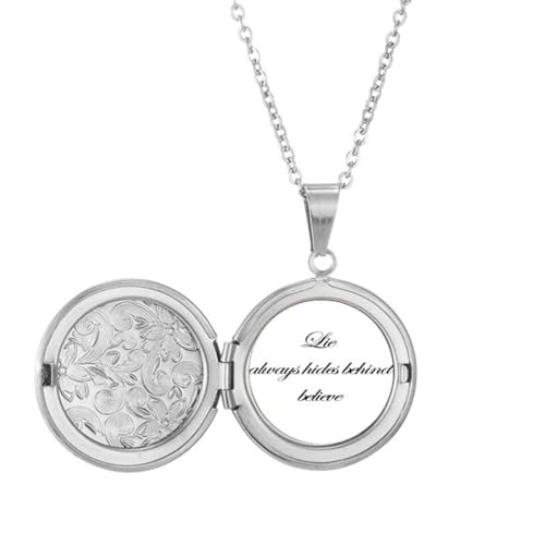 Médaillon pour tenir une photo collier discret pour garder vos souvenirs près de vous