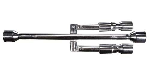 SIXTOL CROSS WRENCH 1 | Llave de cruz plegable para coche | 17-19-21-23 mm | llave cruzada para cambio seguro y rápido de neumáticos | cruz de rueda | llave de rueda para casi todos los coches comunes