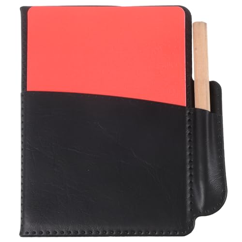 WRITWAA Professional Referee Kit Standard Red Yellow Cards Portable Wallet