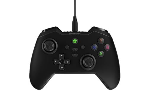 Genesis Gamepad Mangan 300 (Pc/Switch/Handy) Cablato Nero