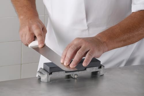 Starrett Schleifstein Doppelseitig 120 und 320 Körnung 8 (200mm) - KBKS1, Grau