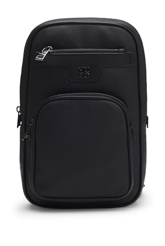 Sac à dos HUGO Nesh R Monostrap homme noir à fermeture zippée