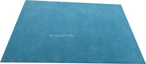 Image of Classical Look Plain Handmade Carpet with Super Soft & Pure Woolen Carpet for Your BEDROOMS & Living Room with 1 INCH Pile Height 10 X 16 FEET (300x480 cm)