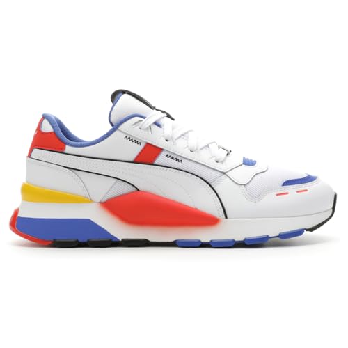 Image of PUMA Men's RS 2.0 GEN. Sneaker, PUMA White-Royal Sapphire-Warm Earth, 12