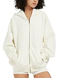 Sweat à capuche vintage tendance pour femme : sweat à capuche d'hiver basique à manches longues, confort et sens de la mode. Facile à assortir avec des leggings, des jupes, des shorts, des jeans ou des pantalons. Peut également être associé à un pantalon super court avec le haut couvrant le pantalon. Peut être porté à l'extérieur avec une veste ou un manteau