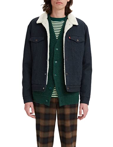 Levi's Herren Type 3 Sherpa Trucker Jeansjacke , Z1307 DARK INDIGO RINSE, L