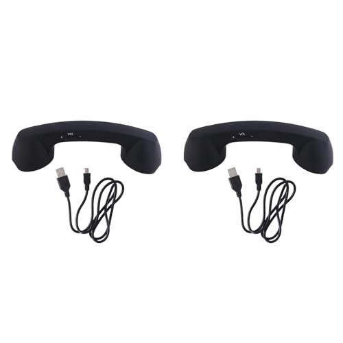 Combiné de téléphone rétro sans fil pour un bureau vintage et élégant