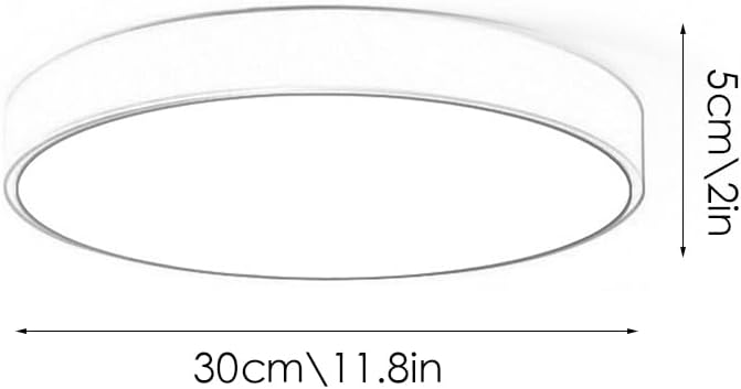 Nordic Macaron Ceiling Light, Modern Round Flush Mount Ceiling Lamp, Dimmable LED Minimalist Ceiling Lighting Fixture with Acrylic Lampshade for Bedroom Living Room Hallway Kitchen