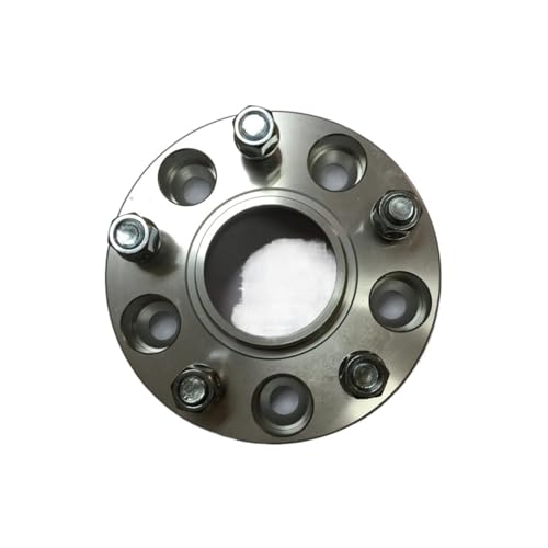 Distanziali Cerchi Per Jeep Per Wrangler JK 2007-2017 J207 Distanziali Ruota Nero Argento 4 Pezzi 30 Mm Distanziali Ruote Auto(Silver)