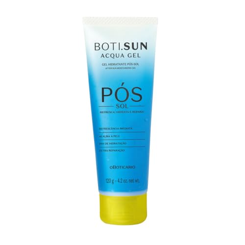 O Boticário Boti.Sun Gel Post-Solar After Sun Refresca Hidrata Repara Refresco Inmediato Calma la Piel 24h de Hidratación Rápida Absorción 120g