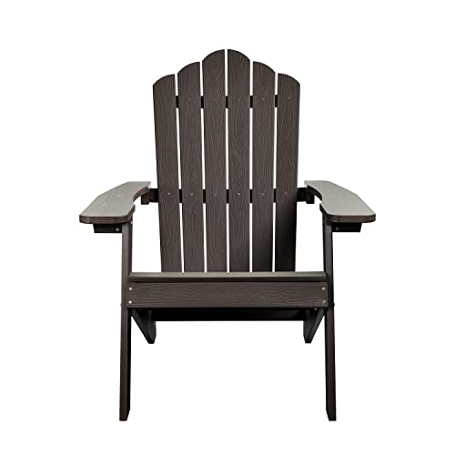 Ovios Adirondack Chair Resin Adirondack Chairs Modern Adirondack Chairs,Brown #TOP7