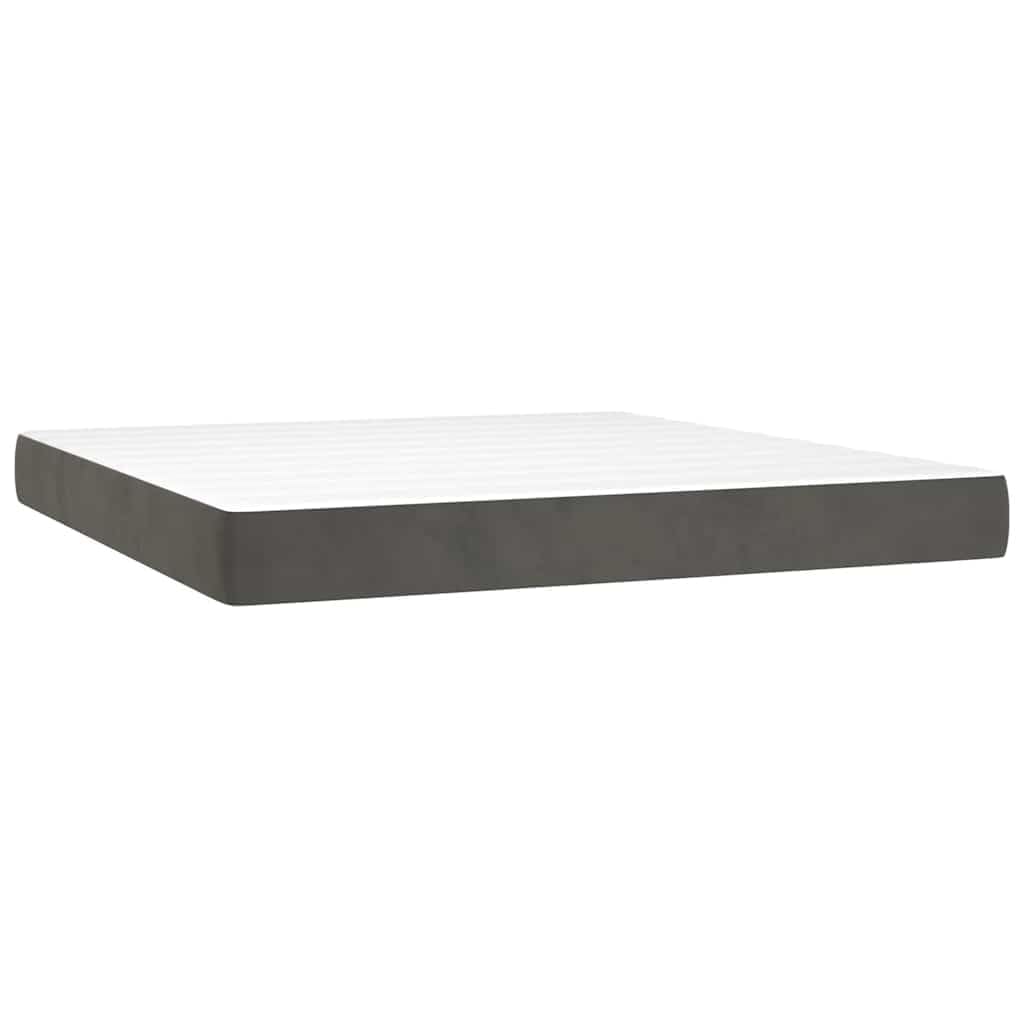 Materac z workami sprężynowymi 160 x 220 x 20 cm, ciemnoszary