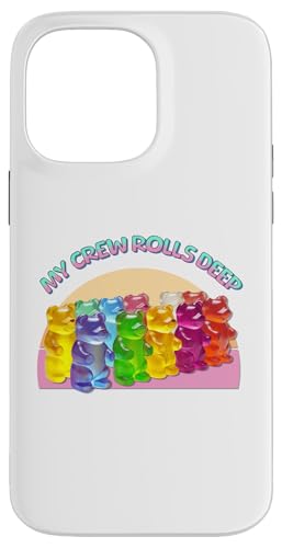 Funny Gummy Candy Bear Lover My Crew Roll Deep Colorful �X�}�z�P�[�X iPhone 14 Pro Max �p