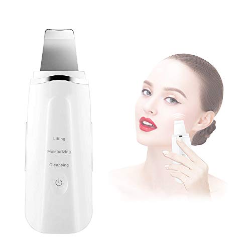 Preisvergleich Produktbild Skin Scrubber Ultraschall, Mitesserentferner, Poren-Akne-Reiniger, Ultraschall-Hautmassage-Spachtel, USB-Ladegerät