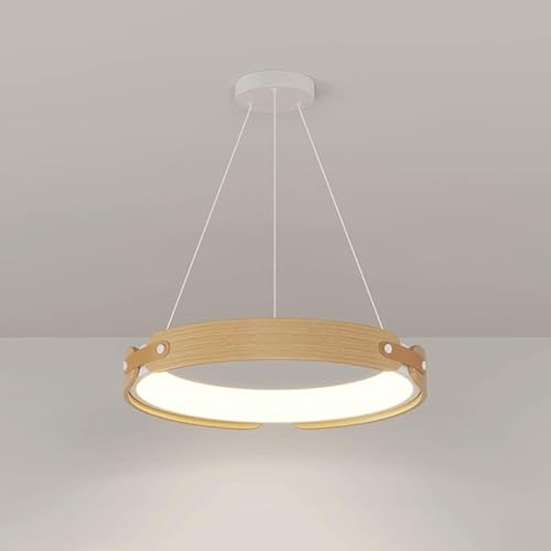 Pendentif en bois LED suspendu pour éliminer les ombres de cuisine