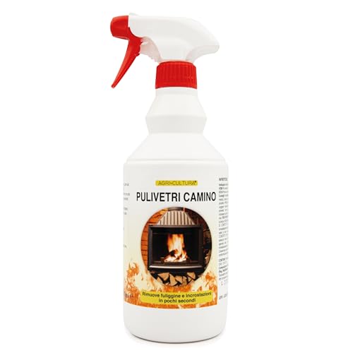 AGRI-CULTURA® | Pulisci Vetro Camino【750 ML】Rimuove Fumo e Fuliggine in