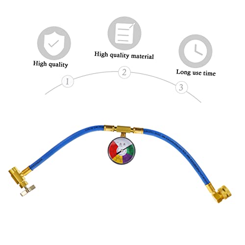 VICASKY Tubo De Flúor Kit Veicular Tubo De Adição De Flúor Automotivo Mangueira De Recarga A/C Mangu