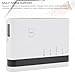 Wireless Print Server, USB Print Server for Sharing 4 USB Printers Over LAN via Ethernet or WiFi Network, Multi Mode Support, Plug and Play (US Plug)