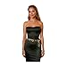 TFJ Women Fashion Narrow Belt Hip High Waist Skinny Gold Metal Chain Links M L XL
