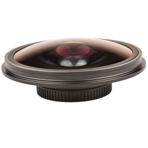 Adaptador de lente ojo de pez de 37 mm 0.3X ultra gran angular HD para móvil y cámara DSLR 6