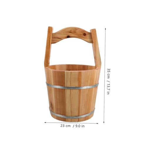 Cubeta de Madera para Baño de Pies miniatura 2