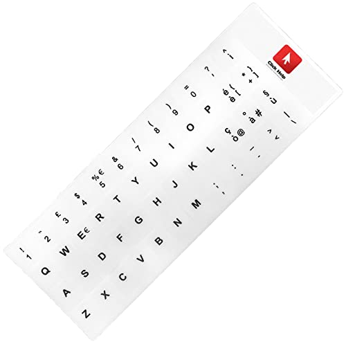 Kit pegatinas teclado stickers para transformación layout en italiano [blancos] Cover