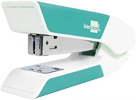 Liderpapel Stapler with Gift of Extra Staples and Box of 1000 Staples 26/6 Capacity 20H Turquoise