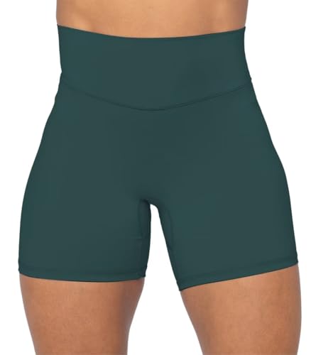Image of Sunzel No Front Seam High Waist Biker Shorts for Women, Squat Proof Yoga Workout Gym Bike Shorts | 3, 5 Or 8-Inch Inseam, High Waisted, Tummy Control, No Front Seam, Buttery Soft, Compression Fit, Squat Proof