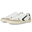White/Green Leather