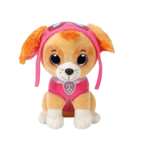 Paw Patrol Plushie Toy | 6-Inch Paw Patrol Plush | Paw Patrol: Mighty Pups | Stuffed Soft Toy | Mighty Pups Movie Teddy | Paw Patrol Gift for Boys and Girls | (Skye Plush)