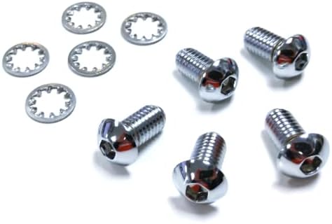 Bolt Kit, 3/8, for Rear Rotor (5 bolts), Chrome