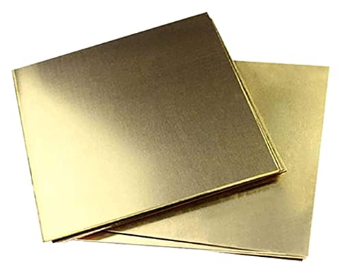 Plaque en laiton 1mm anti déformation à surface lisse pour découpe propre