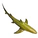 Gemini&Genius Marine Animal World Toy Lemon Shark Ocean Shark Action Figure Sea Animal Great White Shark Action Figure Soft Rubber Toys Role Play Swimming Pool Beach Bathing Toys for Kids