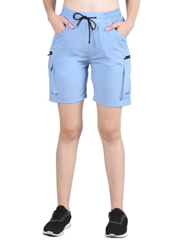 Image of CHKOKKO Summer Basketball Sports Workout Gym Training Wear Shorts for Women