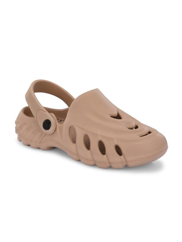 luper Beige Men Sandals Self Design Clogs-picture-19