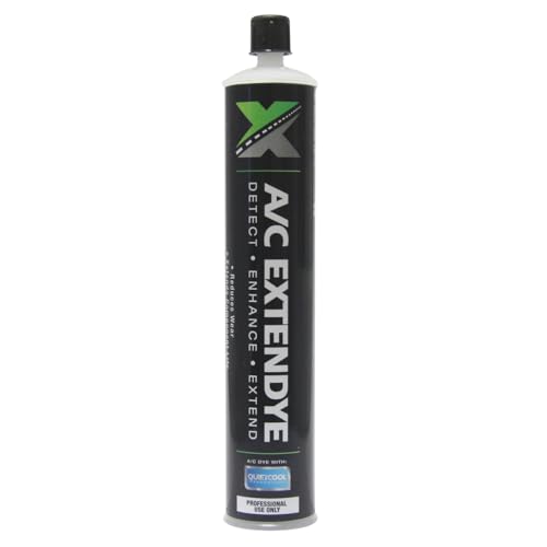 UView 499108A Automotive Air Conditioner ExtenDye 8oz Cartridge for Spotgun Injection Systems, Super-Concentrated UV Dye, Friction Modifier, Anti-wear Additive, Services 64 Vehicles, Hybrid Safe by UView - Used condition - US$45.58