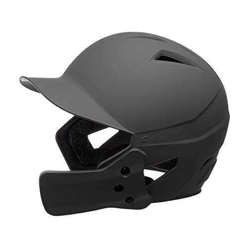 CHAMPRO HX Gamer Plus Baseball Batting Helmet with Reversible Jaw Guard