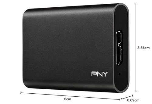 Image of PNY Elite 480GB USB 3.0 Portable Solid State Drive (SSD) - (PSD1CS1050-480-FFS)